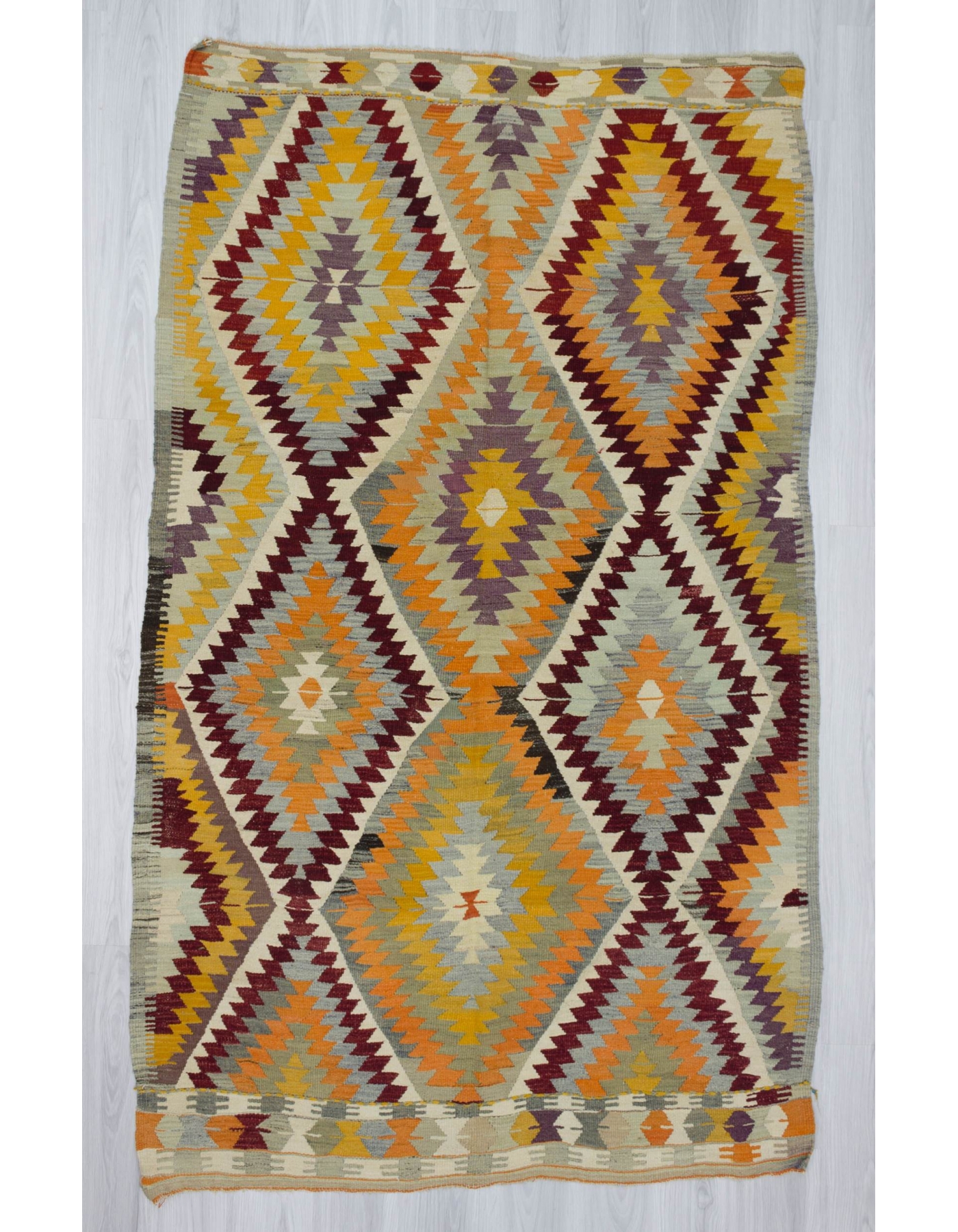 Handwoven Vintage Decorative Modern Turkish Kilim Area Rug