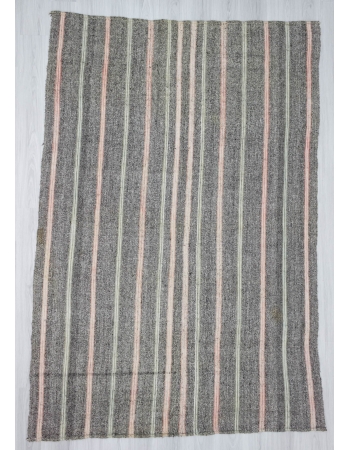 Handwoven vintage decorative modern Turkish kilim rug