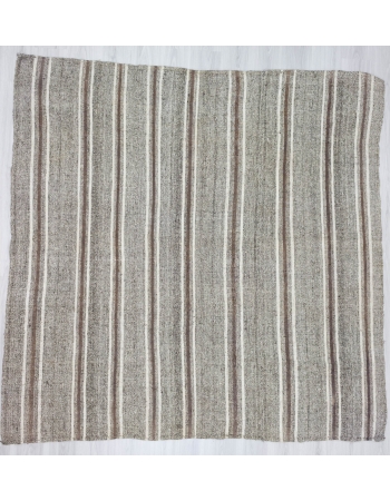 Handwoven vintage decorative square modern Turkish kilim rug