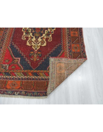 Mid century handknotted Turkish Konya area rug