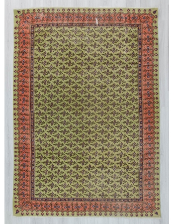 Vintage decorative Turkish area rug