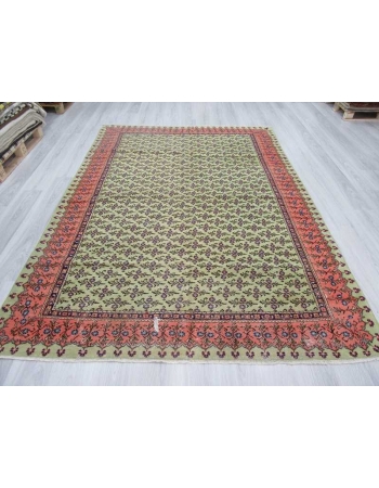 Vintage decorative Turkish area rug