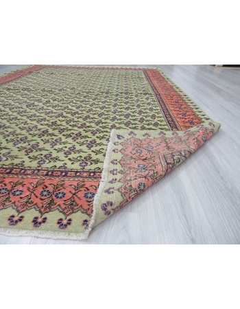 Vintage decorative Turkish area rug