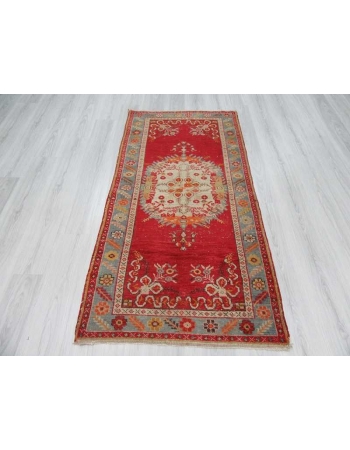 Vintage Turkish Oushak rug