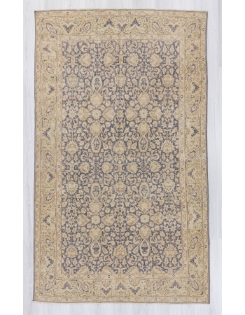 Vintage washed out all over designed Turkish rug