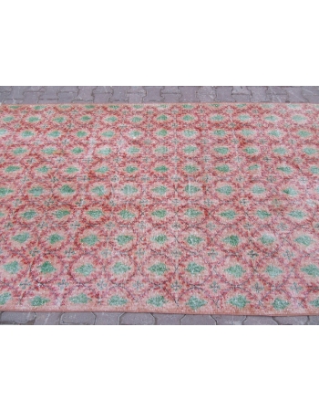 Vintage Floral Turkish Rug