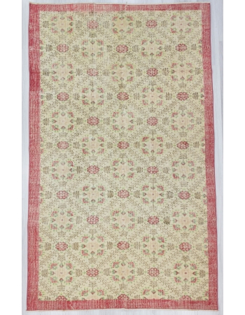 Floral Vintage Decorative Turkish Carpet