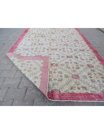 Floral Vintage Decorative Turkish Carpet