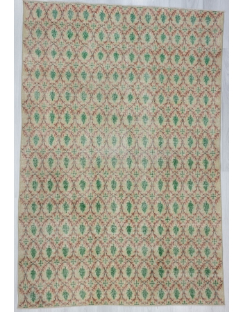 Vintage Floral Turkish Area Rug