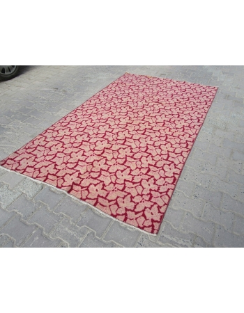 Vintage Floral Turkish Rug