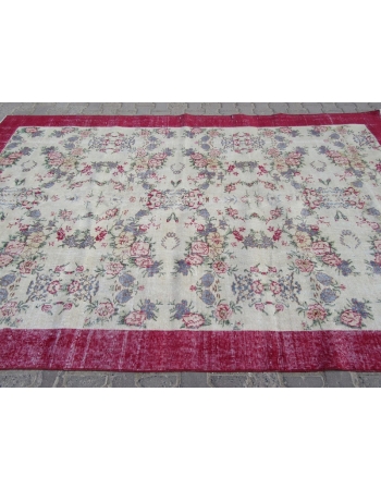 Floral Vintage Decorative Turkish Carpet