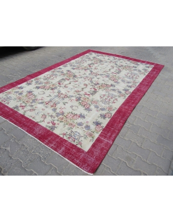 Floral Vintage Decorative Turkish Carpet