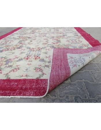 Floral Vintage Decorative Turkish Carpet