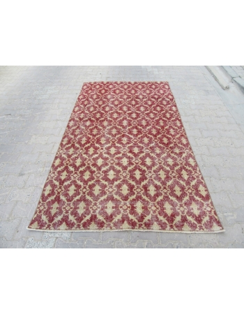 Vintage Floral Turkish Area Rug