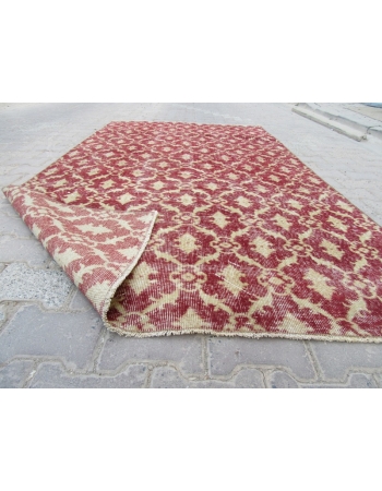 Vintage Floral Turkish Area Rug