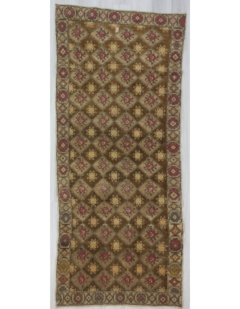 Vintage Decorative Turkish Carpet