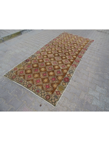 Vintage Decorative Turkish Carpet