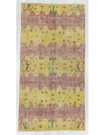 Unique Vintage Turkish Zeki Muren Deco Rug