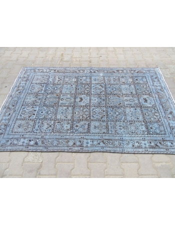 Distressed Washed Out Persian Rug