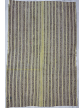 Striped Large Vintage Kilim Rug
