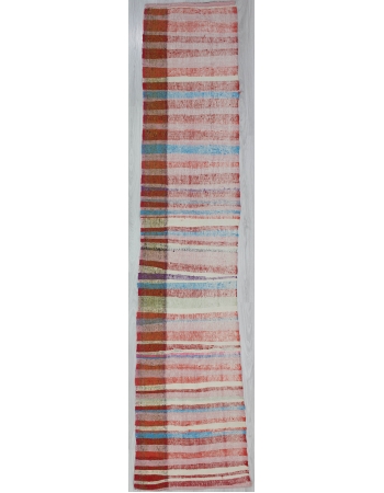 Striped Vintage Rag Runner Rug