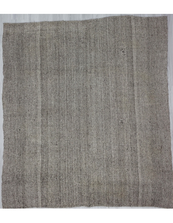 Vintage Gray Modern Kilim Rug