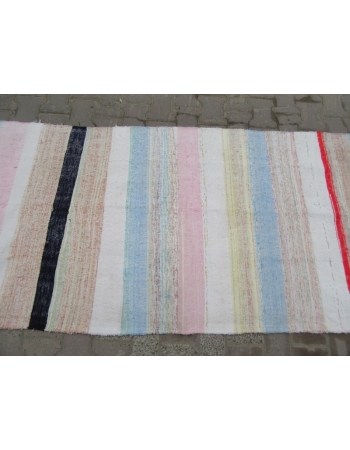 Vintage Striped Turkish Rag Runner