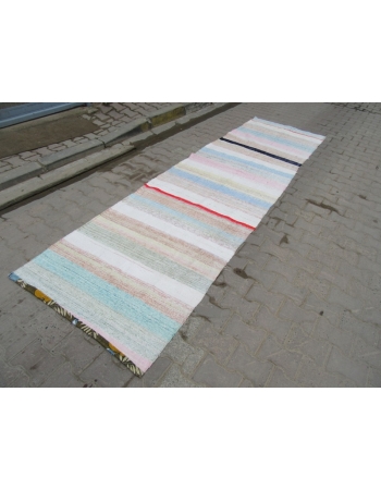 Vintage Striped Turkish Rag Runner