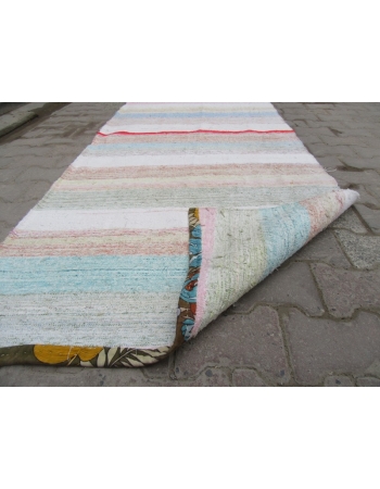 Vintage Striped Turkish Rag Runner