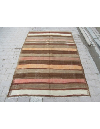 Striped Vintage Kelim rug