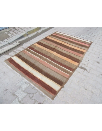 Striped Vintage Kelim rug