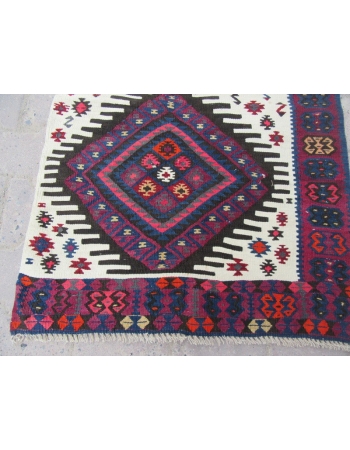 Vintage Decorative Mini Kilim Rug