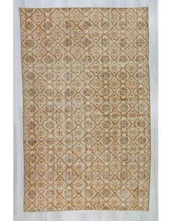 Vintage decorative Turkish art deco rug.