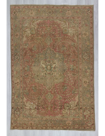 Vintage washed out Persian rug