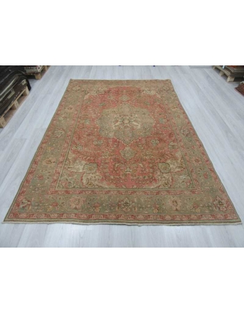 Vintage washed out Persian rug