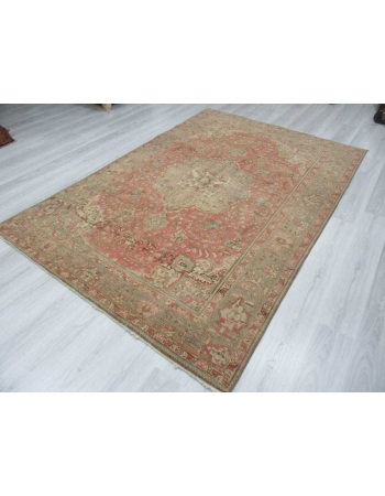 Vintage washed out Persian rug