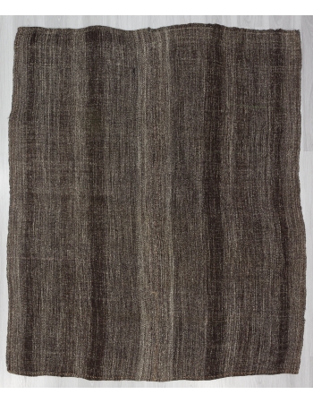 Dark Gray Vintage Kilim Rug