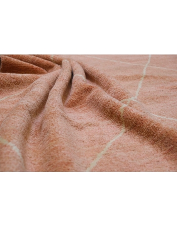 Rust Modern Geometric Wool Rug - 5` 6″ x 8`