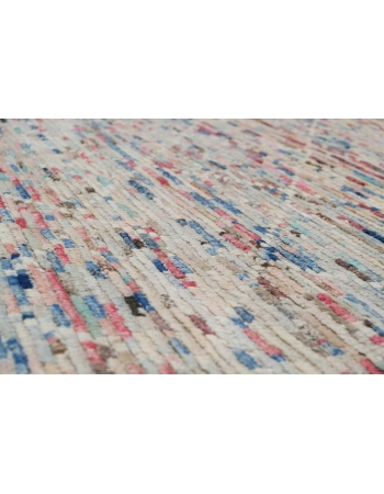 Modern Multicolor Handknotted Wool Rug - 10` x 13`