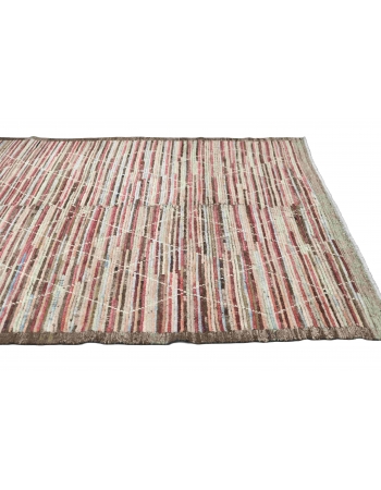 Unique Modern Hand Knotted Wool Rug - 5` 7″ x 8` 1″