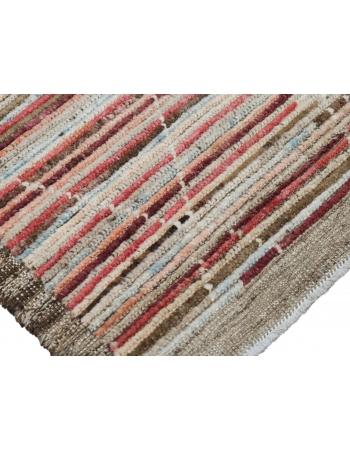 Unique Modern Hand Knotted Wool Rug - 5` 7″ x 8` 1″