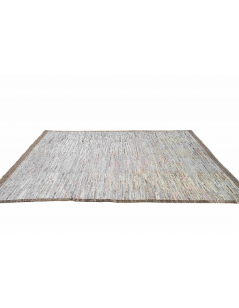 Natural & Grey Modern Wool Rug - 6` x 8` 8″
