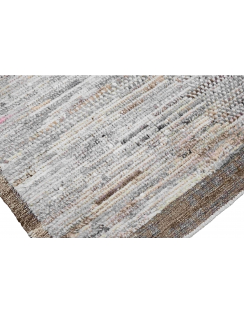 Natural & Grey Modern Wool Rug - 6` x 8` 8″