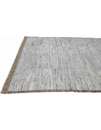 Natural & Grey Modern Wool Rug - 6` x 8` 8″