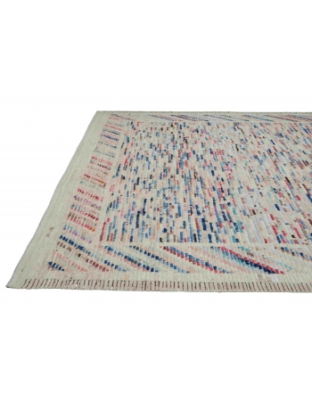 Hand Knotted Modern Wool Rug - 8` 2″ x 10` 3″