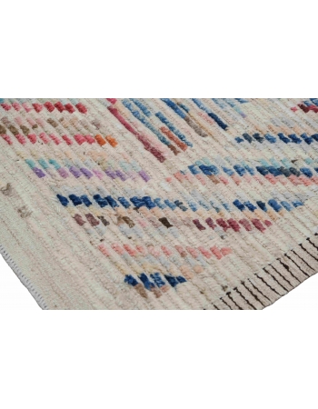 Hand Knotted Modern Wool Rug - 8` 2″ x 10` 3″