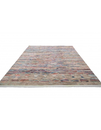 Multicolor Modern Wool Rug - 8` 3″ x 10″