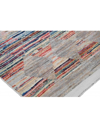 Multicolor Modern Wool Rug - 8` 3″ x 10″