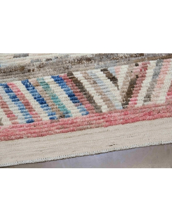 Multicolor Modern Wool Rug - 9` 8″ x 12`