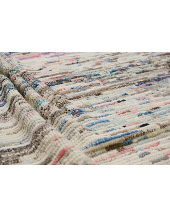 Multicolor Modern Wool Rug - 9` 8″ x 12`